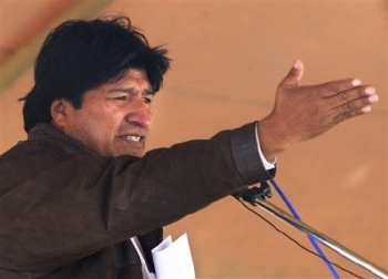 Evo Morales  a Puno 